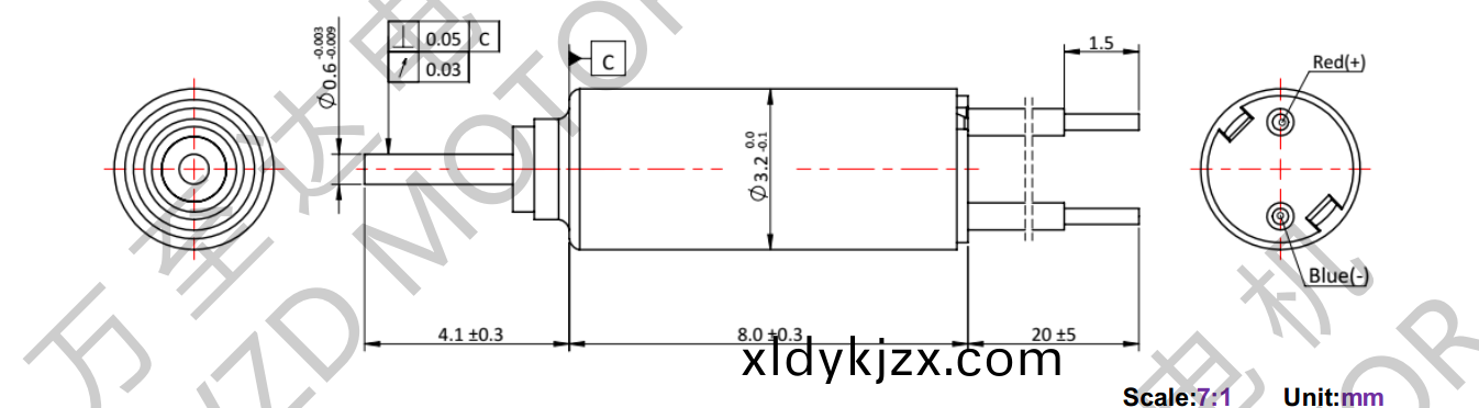 OT-CM0308空心桮電機-萬至達(da)電機