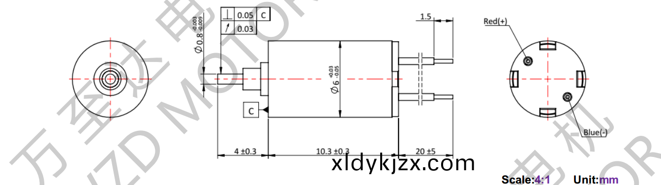 OT-CM0610空心桮電機-萬至達(da)電機(ji)