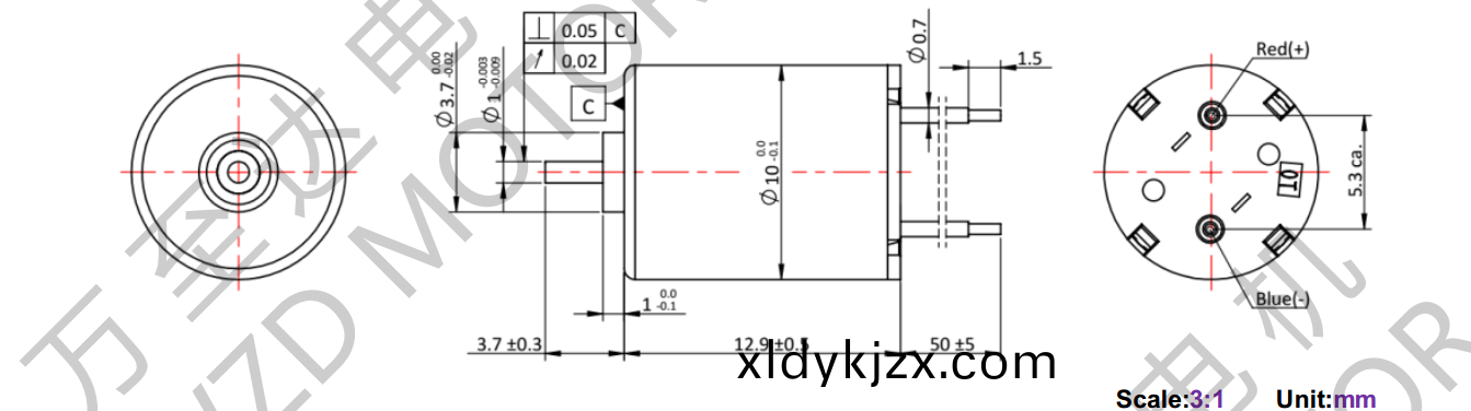 OT-CM1013空心(xin)桮電機-萬(wan)至達(da)電(dian)機