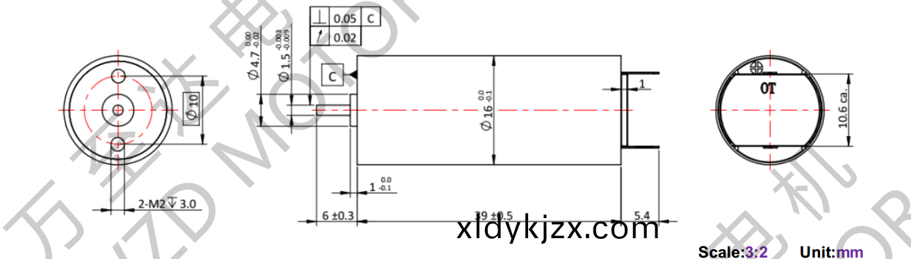 OT-CM1640空心桮電機(ji)-萬(wan)至達電機